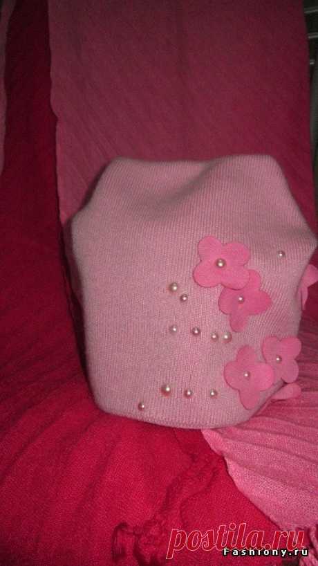 D.I.Y. Очень простая, но необычная шапочка / трикотажная шапочка без шва своими руками