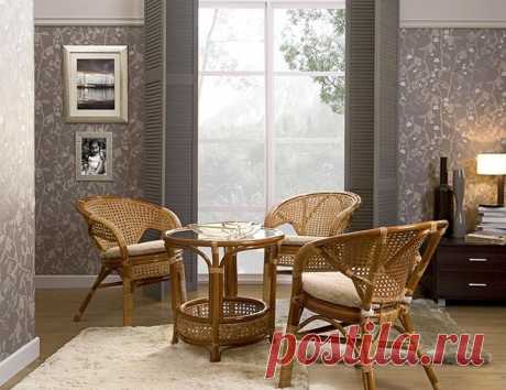 Мебель из ротанга.