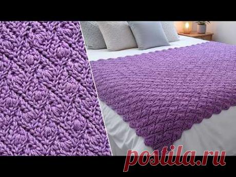 ШОК! Неужели всего 2 РЯДА? Узор «Бриошь-ПАКЛАВА» крючком: выглядит восхитительно!