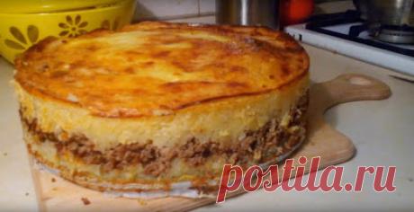 Картофельная запеканка с мясом