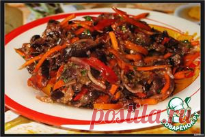 Баклажаны по-корейски - кулинарный рецепт