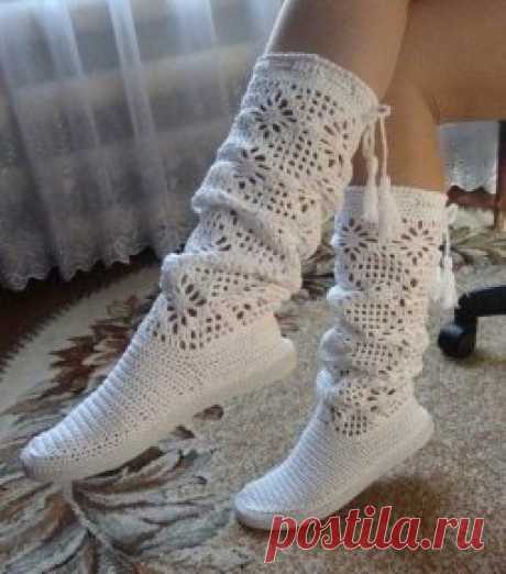Сапожки на ваши ножки. Схема узора