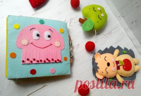 Развивающие мягкие книжки из фетра: 100 фото лучших идей для детей
