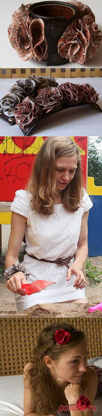 Цветочные браслеты / Своими руками / Модный сайт о стильной переделке одежды и интерьера