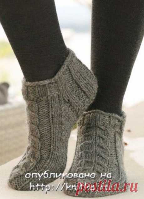 домашние тапочки-носки