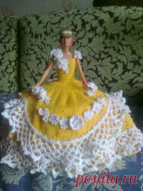 Платья вязаные для кукол Барби из категории Мои работы – Вязаные идеи, идеи для вязания