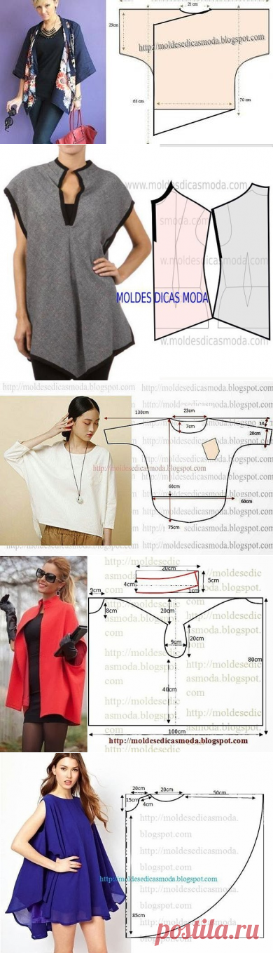 Простые выкройки - обновки для лета