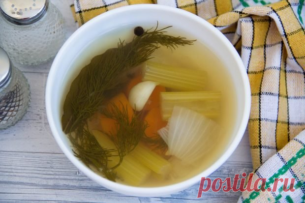 Овощной бульон с морковью и зеленью – простой и вкусный рецепт с фото (пошагово)