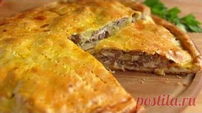 ПИРОГ МЯСНОЙ С КАРТОШКОЙ
