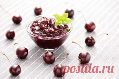 Вишневое варенье со стевией — Сад Заготовка