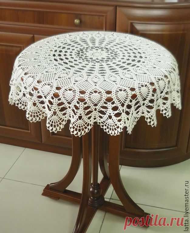 Мини-скатерть вязаная 