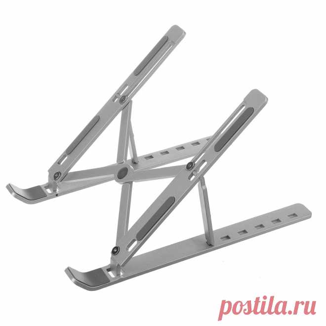 Folding laptop stand computer rack cooling pad portable support base desktop lifting radiator for notebook below 17'' Sale - Banggood.com