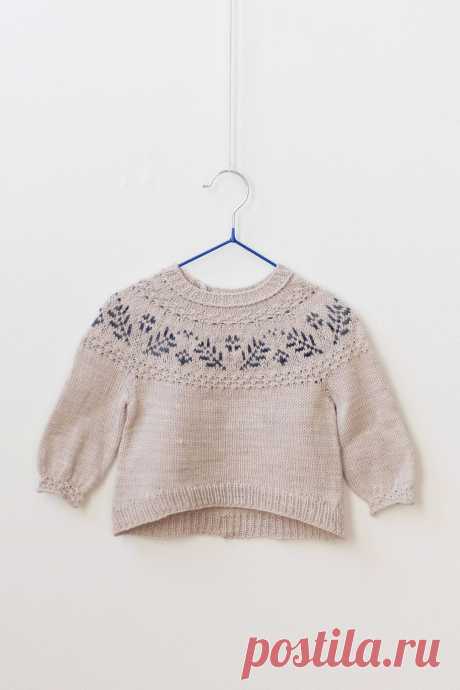 Ravelry: Вязаный спицами детский пуловер Little Dream от EweKnit Toronto
