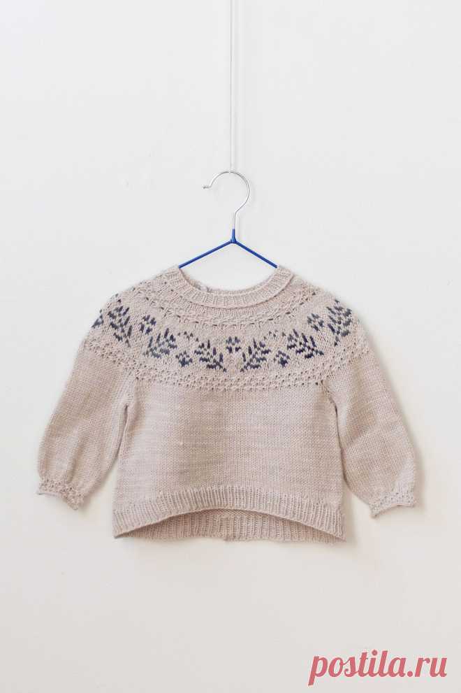 Ravelry: Вязаный спицами детский пуловер Little Dream от EweKnit Toronto