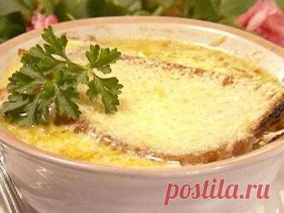 Запечённый луковый суп