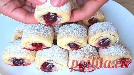 Простой Рецепт Вкусного Печенья с Вишней! Отличная выпечка!