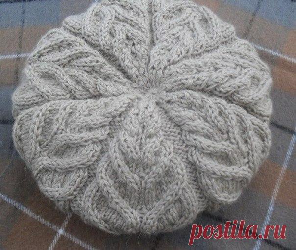 КАК СВЯЗАТЬ БЕРЕТ С КОСАМИ