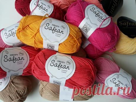 Вяжем из пряжи Drops Safran