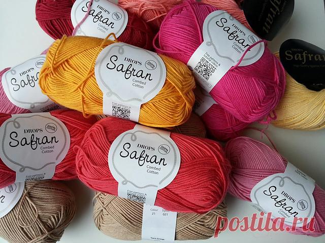 Вяжем из пряжи Drops Safran