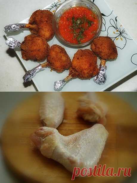 (+1) - Chicken Lollipops (Куриные леденцы) | Любимые рецепты