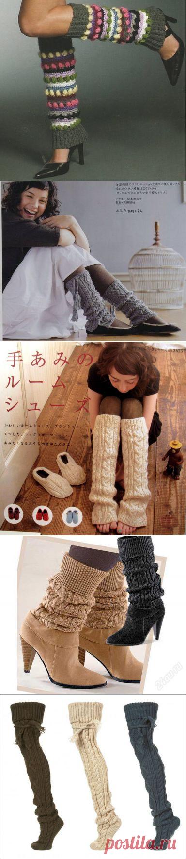 Гетры -снова в моде.Вяжем гетры.