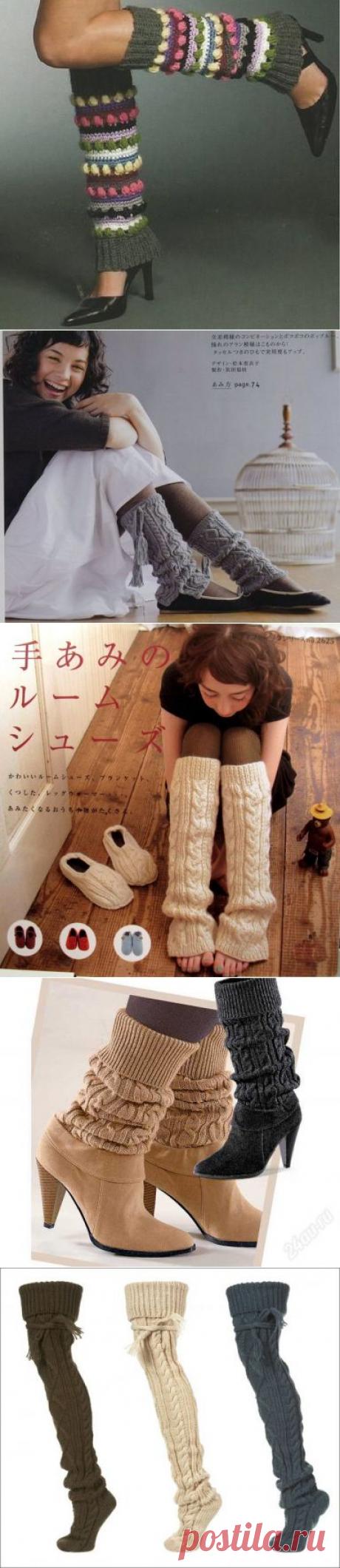 Гетры -снова в моде.Вяжем гетры.