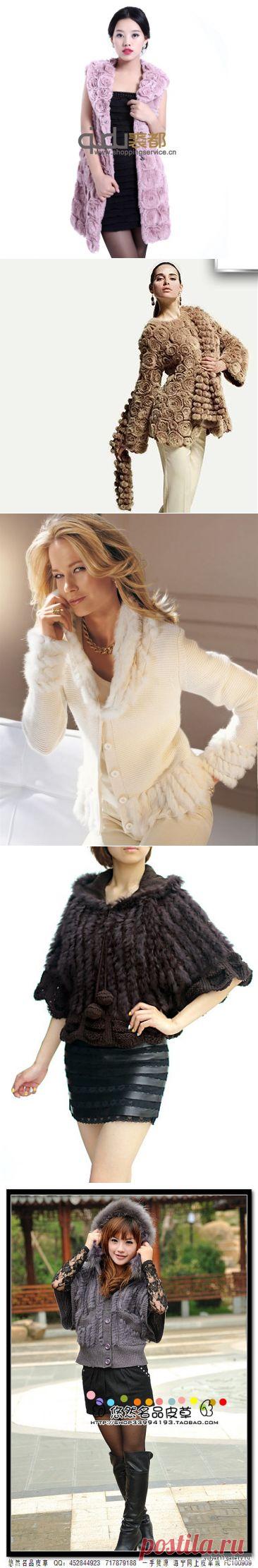 Вязание с мехом.