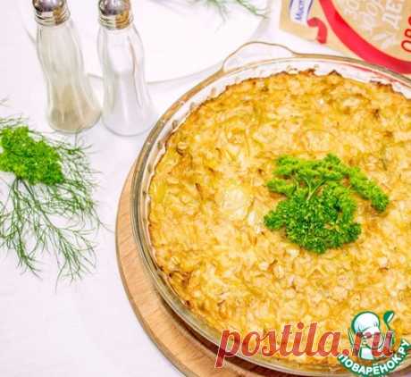 Капустная запеканка с овсяными хлопьями - кулинарный рецепт