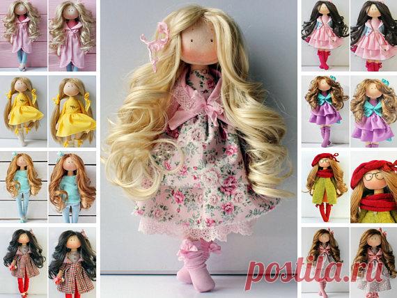 Handmade doll Interior doll Art doll Textile doll Rag doll Tilda doll Fabric doll Muñecas Pink doll Birthday doll Cloth doll by Olesya N Handmade doll Interior doll Art doll Textile doll Rag doll Tilda doll Fabric doll Muñecas Pink doll Birthday doll Cloth doll by Olesya N __________________________________________________________________________________________   Hello, dear visitors!  This is handmade textile doll created by Master Olesya N. (Russia). All dolls stated on...