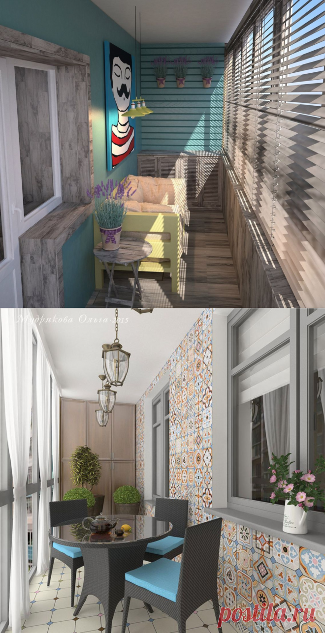 Оформляем балкон или лоджию в стиле кантри — Сделай сам, идеи для творчества - DIY Ideas