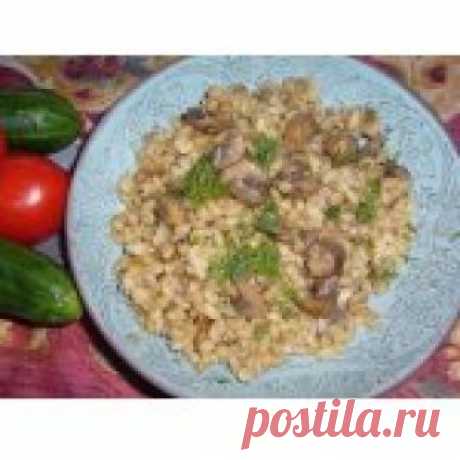 Плов "Грибной пост" Кулинарный рецепт