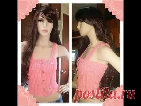 Glama's SUPER EASY Button Up Tank Top