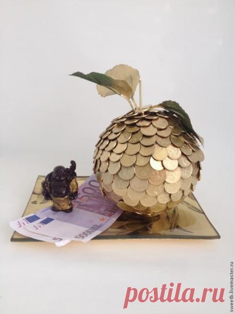 Сувенир в подарок "Золотое яблочко" своими руками - Ярмарка Мастеров - ручная работа, handmade