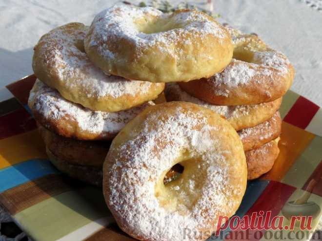 Рецепт: Творожные пончики (в духовке) на RussianFood.com