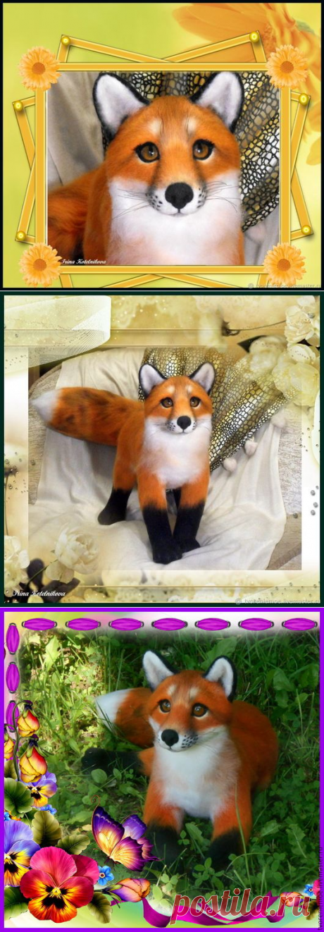 Купить Рыжая лиса. - оранжевый, лиса рыжая, лиса вязаная, лиса из шерсти, лисица