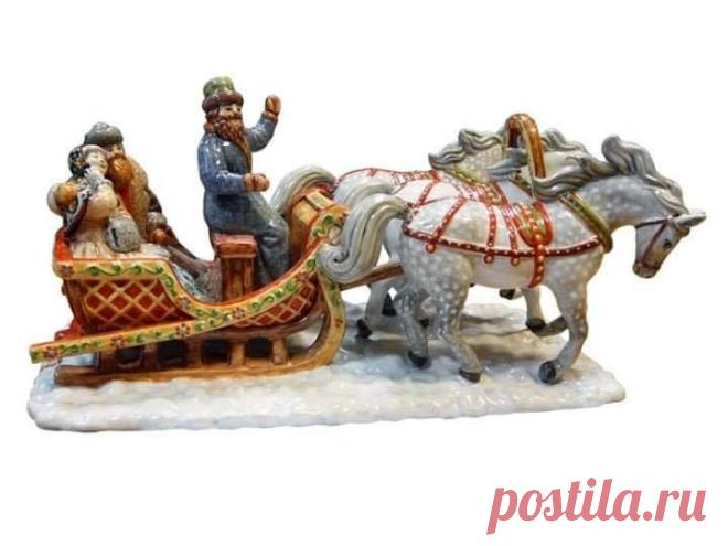 Сказочное зимнее настроение в ярославской майолике