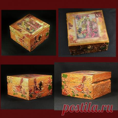 Техники имитации и старения - шкатулка "Fata Viburno" Автор - irin69 . Это цитата этого сообщения Техники имитации и старения - шкатулка "Fata Viburno" &nbsp; &nbsp; &nbsp; Екатерина Васильева &nbsp;&nbsp; &nbsp; В этом МК я хочу рассказать о декоративном приеме - полихромии, который может использоваться как самостоятельно, так и в сочетании с другими…