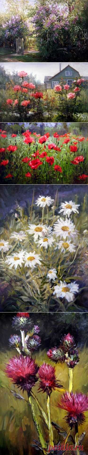 Цветочные натюрморты Валерия Бусыгина