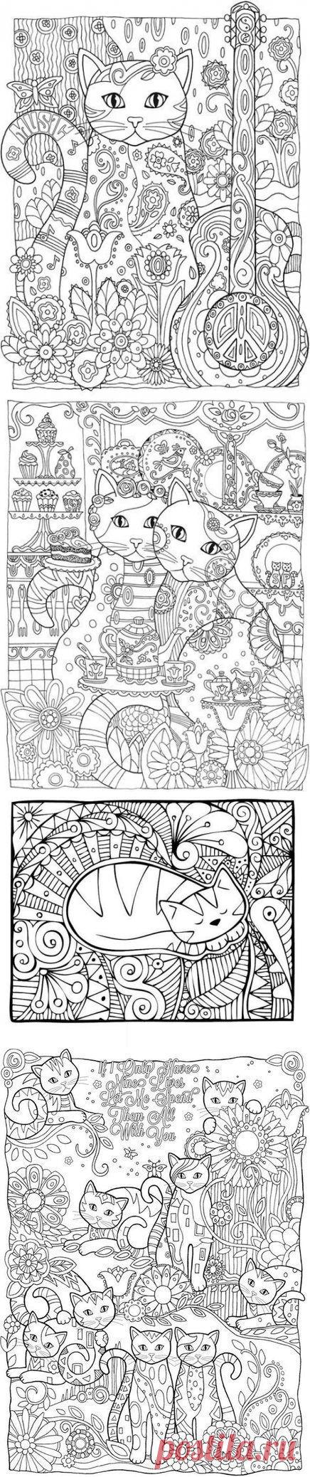 Раскраски антистресс.