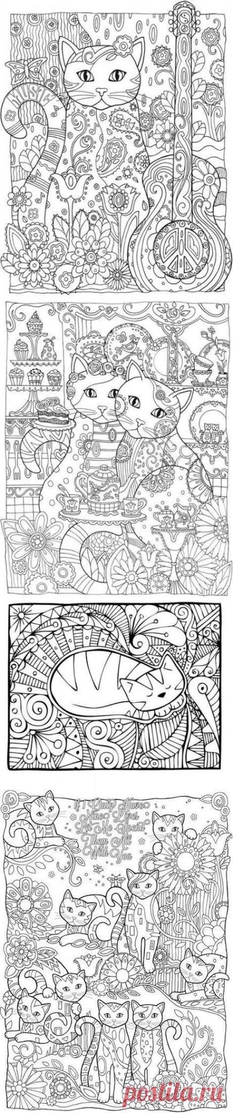 Раскраски антистресс.