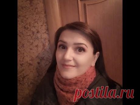 Шарф в технике брумстик крючком