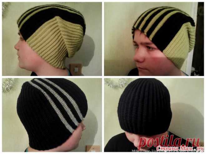 ДВЕ ШАПКИ ПО ОДНОЙ СХЕМЕ