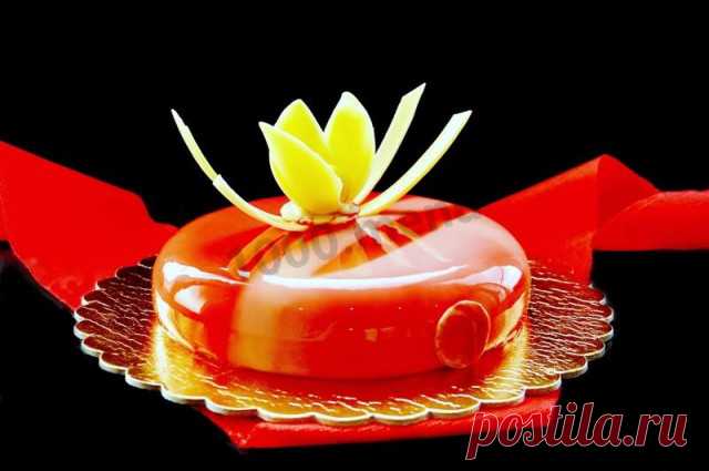 Торт Красный бархат с зеркальной глазурью рецепт с фото пошагово - 1000.menu