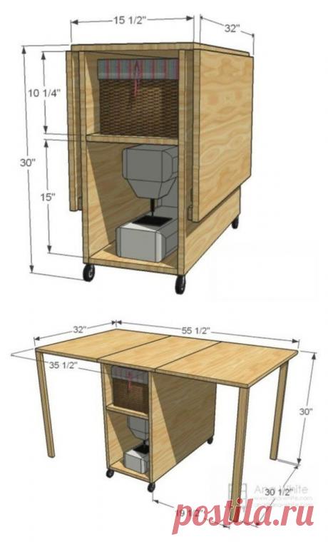 Оригинальные идеи создания швейного стола – Ярмарка Мастеров