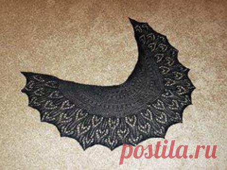 Хитрости в вязании шалей спицами