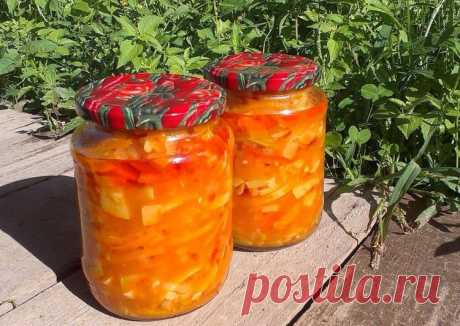 Салат «Острые кабачки тёти Жени» - Простые рецепты Овкусе.ру
