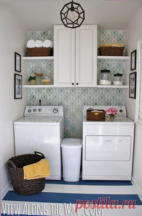 Laundry Room Inspiration: Redecorate a laundry room on a budget