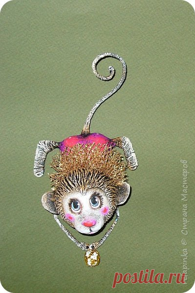Мастер-класс Обезьянка (игрушка на ёлку) | Страна Мастеров