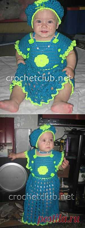 Сарафан «Небесная глазурь» - Вязание Крючком. Блог Настика