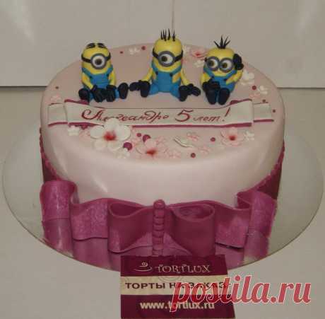 Детский торт &quot;Миньоны&quot;.Вес 3 кг.
#миньоны#гадкийя#дети#тортыназаказ#